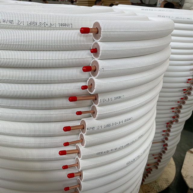 75 ft 1/4" x 1/2" Insulated Copper Pipe