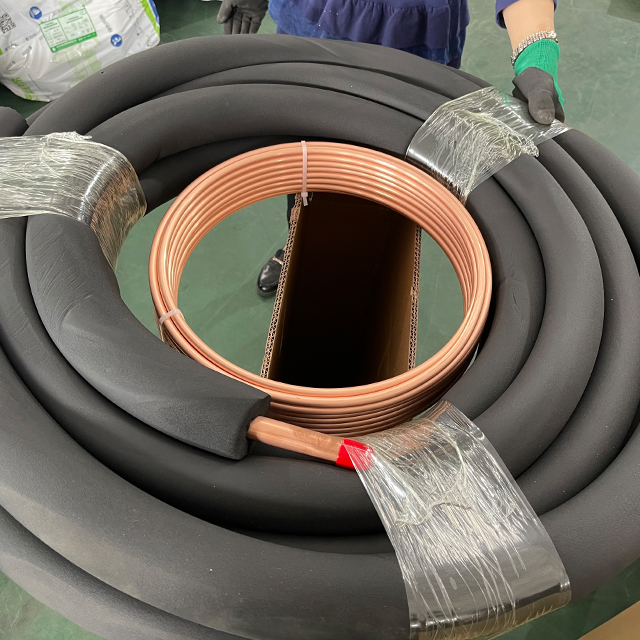 1/4" x 3/8" x 82 ft Insulated Copper Pipe for Split AC