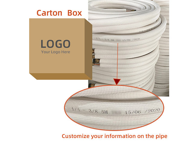 Insulated Copper Pipes Can be Customized Packaging