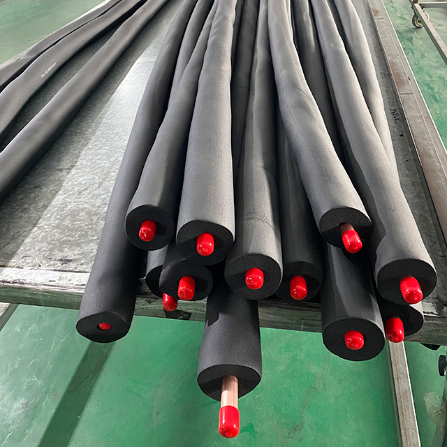 copper line set black