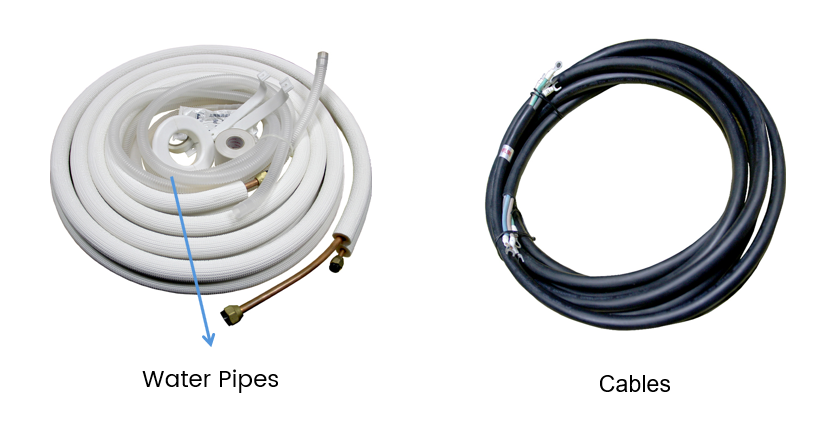Water pipes &amp; cables