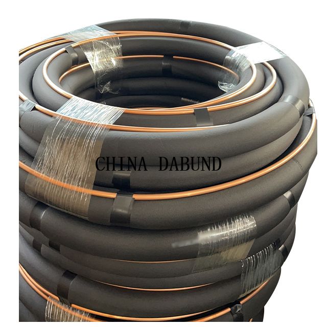 Conjunto de línea HVAC Tubo de cobre preislado preislado