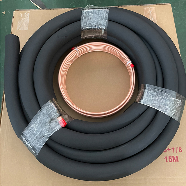 1/4" x 1/2" x 50 ft Insulated Copper Pipe for Split AC