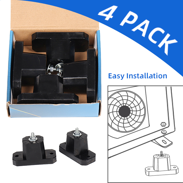 Anti-Vibration Air Conditioner Mounting Bracket Shock-Proof Pads Mounts for Outdoor