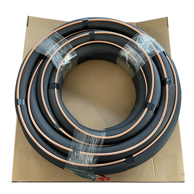 1/4" x 3/8" x 100 ft Mini Split Line Set – Insulated Copper Pipe for Long HVAC Installations
