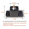Air Conditioner Anti-Vibration Rubber Feet Mounts