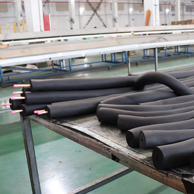 Insulated Black Rubber Copper Pipes for AC