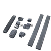 Grå luftkonditioneringskanaldesign PVC Line Set Cover Kit