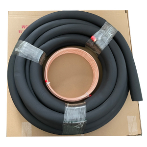 75 ft 1/4" x 1/2" Insulated Copper Pipe Air Conditioning