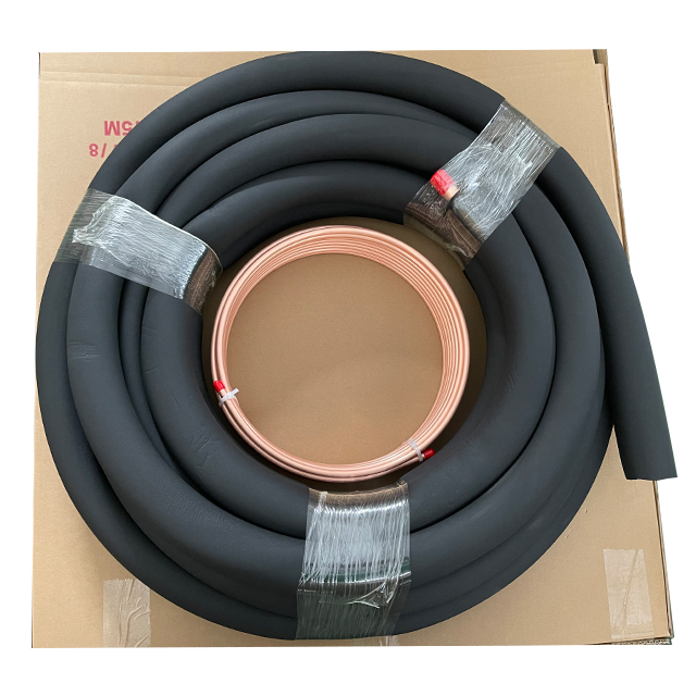 1/4" x 3/8" x 75 ft Insulated Copper Pipe for Split AC