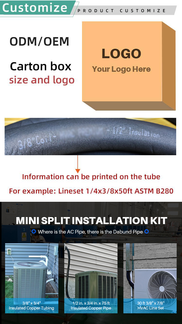 Conjunto de línea HVAC